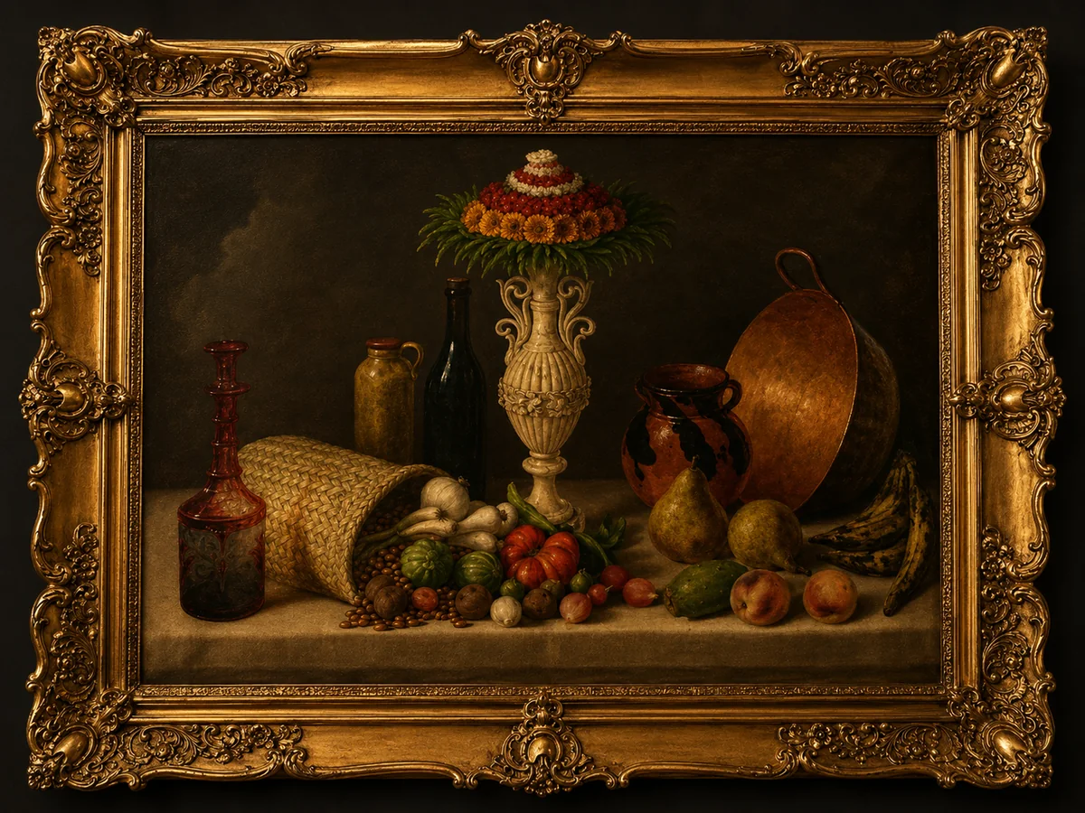 Bodegón con flores, de Agustín Arrieta