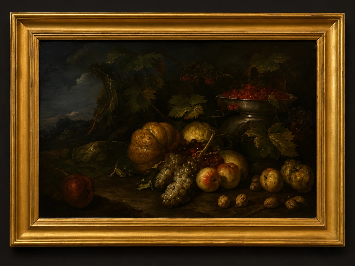 Naturaleza muerta con frutas