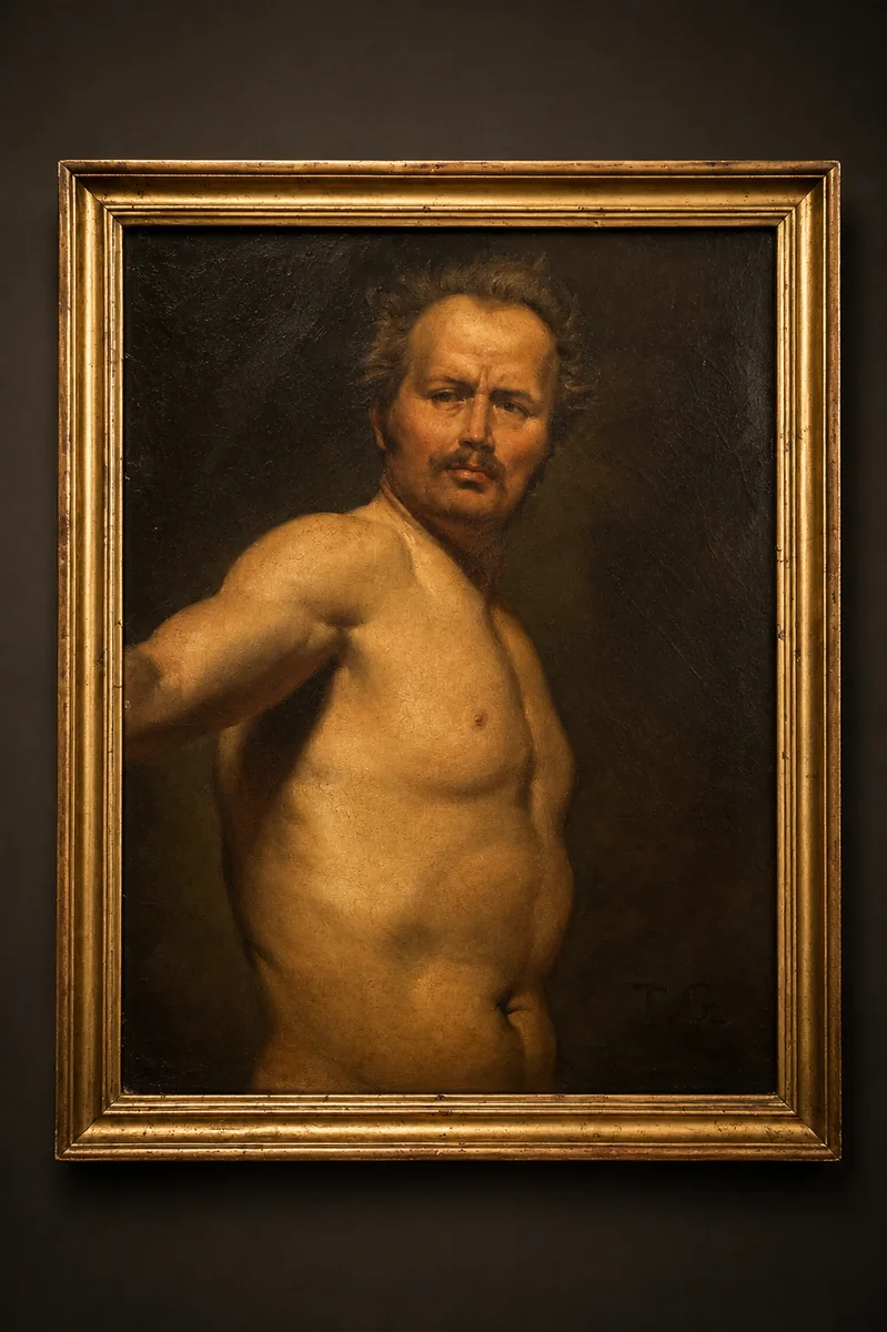 Torso de hombre, autorretrato de Géricault